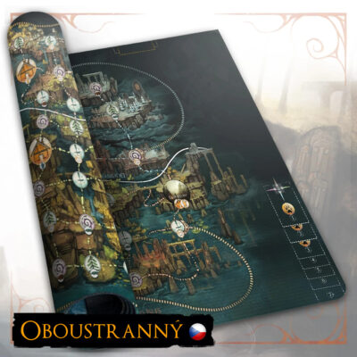 Bestie: Roztříštěné ostrovy - Playmat (oboustranná herní podložka)  (Beast: Shattered Isles - Playmat CZ)