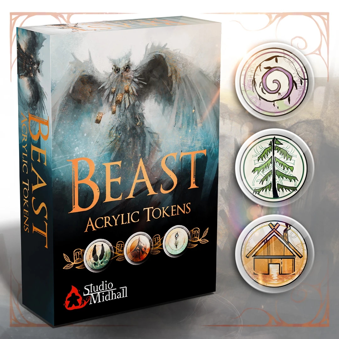Bestie - akrylátové žetony (Beast: Actylic Tokens)