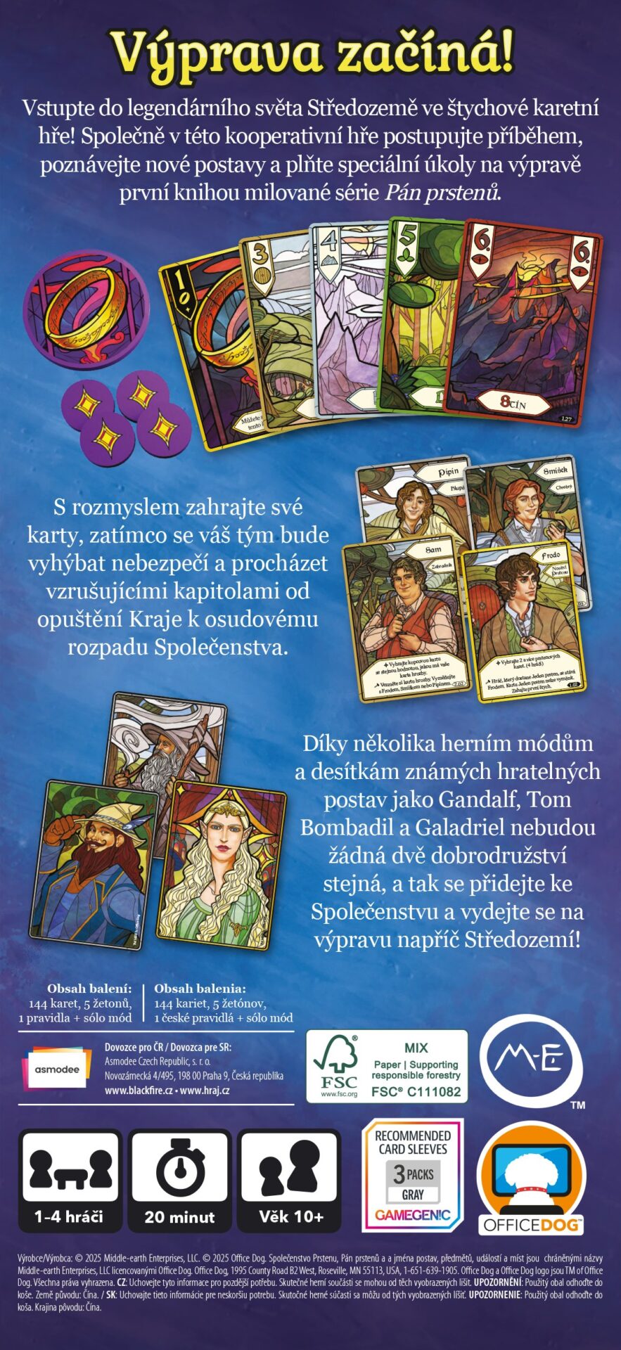 Pán prstenů: Společenstvo prstenu - Štychová karetní hra - Obrázek 15