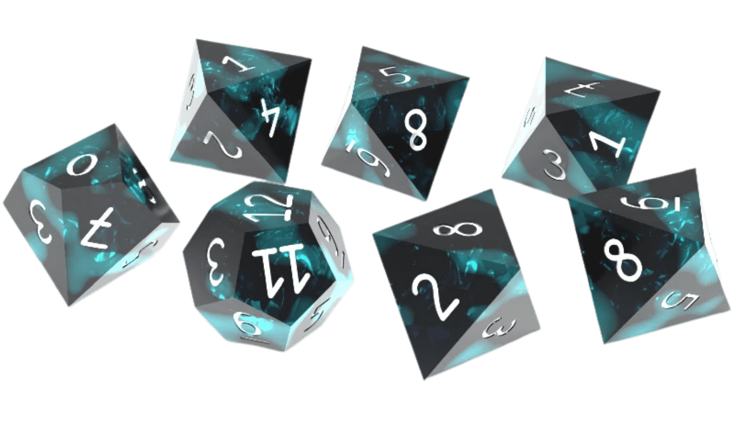 Dějiště: Divoký hvozd - Sada resinových kostek (Storyfold: Wildwoods - Resin Dice Set)