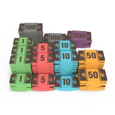 Speakeasy - dřevěné žetony peněz  (Wooden Money Tokens)